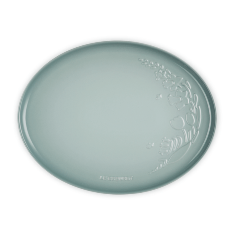 Bandeja De Servir Oval Jardin Sea Salt 36cm – Le Creuset Bandeja De Servir Oval Jardin Sea Salt 36cm – Le Creuset